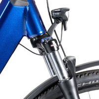 Location de vélo électrique fourche suspendue verrouillable et potence réglable