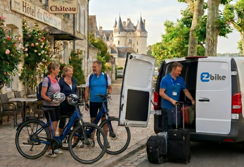 Location de vélo électrique et Service de Transfert de Bagages sur la Loire à Vélo